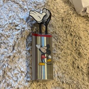 Disney Mickey Mouse Silver and red stir sticks‎